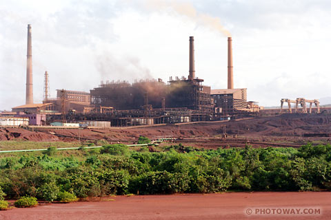 image of Cuban Industry photo of industrial area of Moa photo Cuban industry