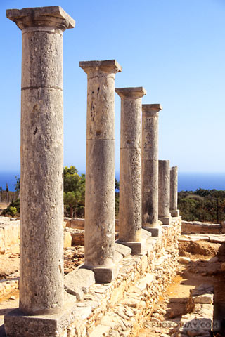 Image of Greek ruins in Cyprus photo of antique ruins in Cyprus