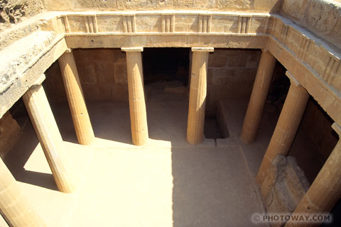 Image Tombs of the kings photos of the kings tombs in Paphos Cyprus photos