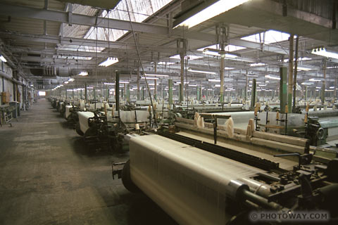 Images of Textile industry photos of Polish textile mill photo in Poland