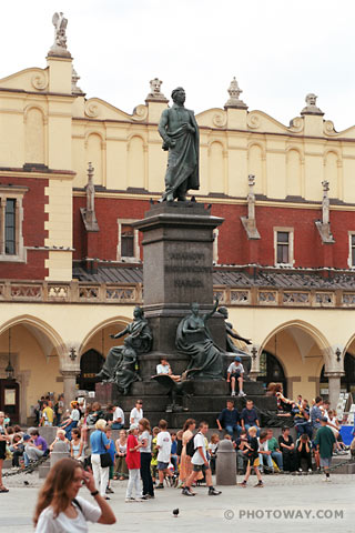 Images of Adam Mickiewicz photos of Krakow pictures from Poland : Krakow