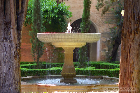 Picture of the Alhambra Gardens Photos of gardens of the Alhambra Granada Spain