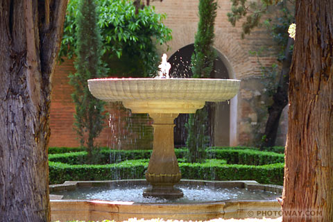 Picture of the Alhambra Gardens Photos of gardens of the Alhambra Granada Spain