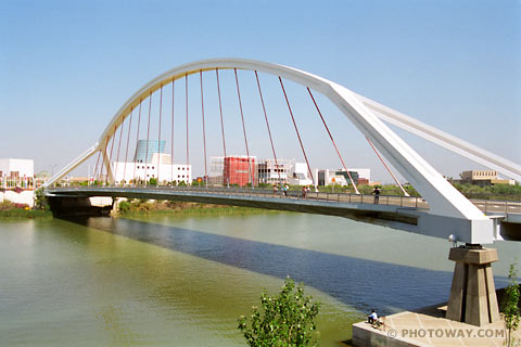 Image Universal Exposition Seville 1992 photo of a Bridge images Spain