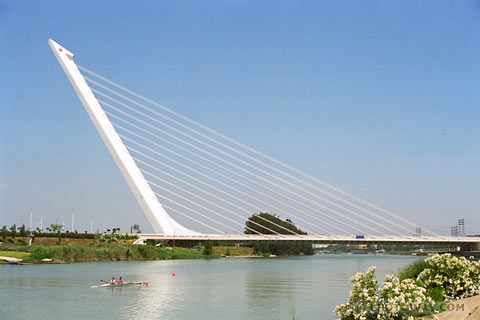 image Bridges photos of the bridge of Seville 1992 Universal Exposition
