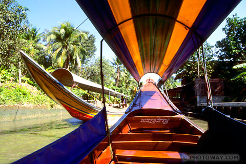 image of the visit of Bangkok klongs channels photos of klongs Bangkok Thailand