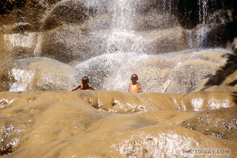 Images refreshing pictures photos of Erawan falls photo in Thailand