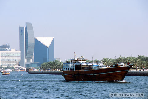 Images Dubai Creek photos Dhow on Dubai Creek River United Arab Emirates