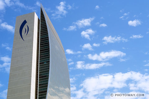 Image Photo of the National Bank of Dubai building in Dubai City Emirates