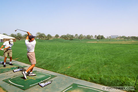 Image Golfers Photos of a golfer photo Dubai Desert Classic PGA golf course