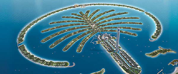 Image Palm Island photo Dubai The Palm picture of artificial island UAE
